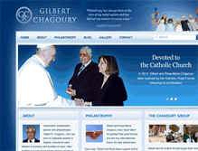 Tablet Screenshot of gilbertchagoury.com